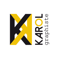 mon logo karol graphiste